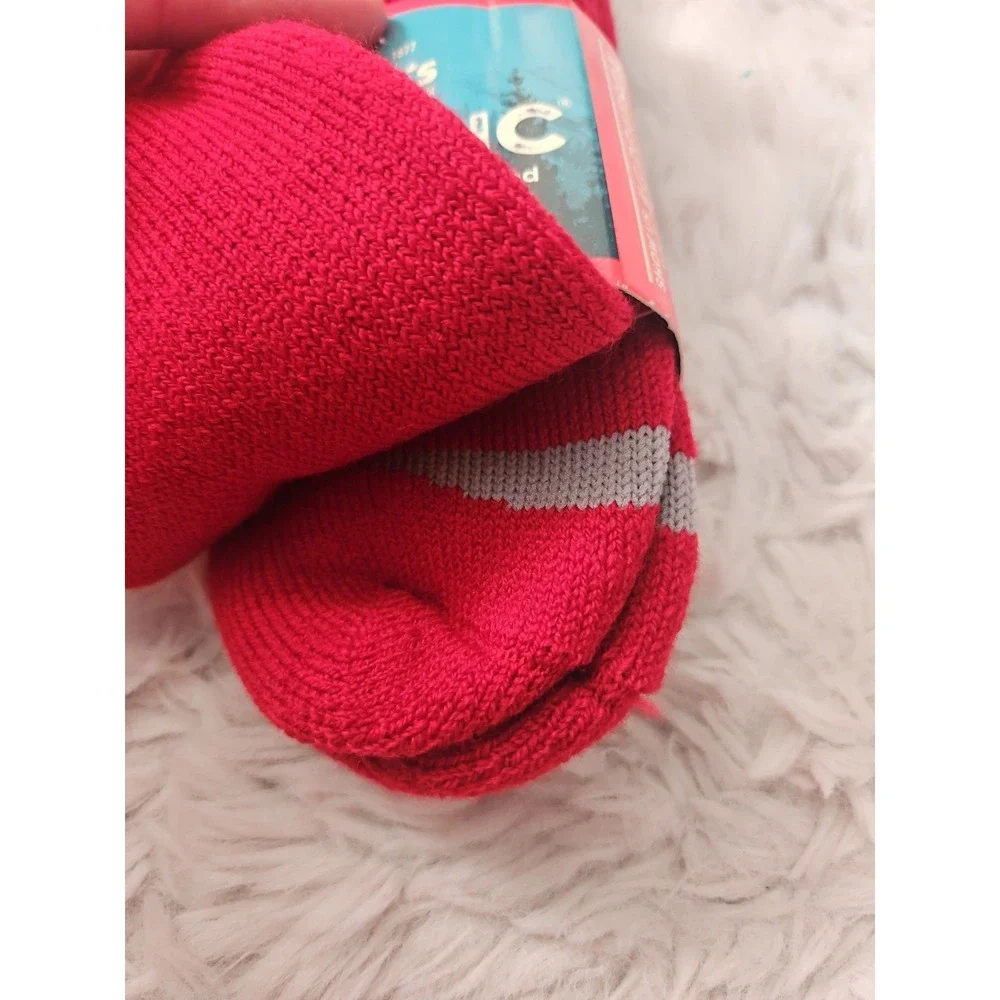 J.B. Field's Icelandic Thermal Socks Red Merino Wool Size L 8-12 NWT